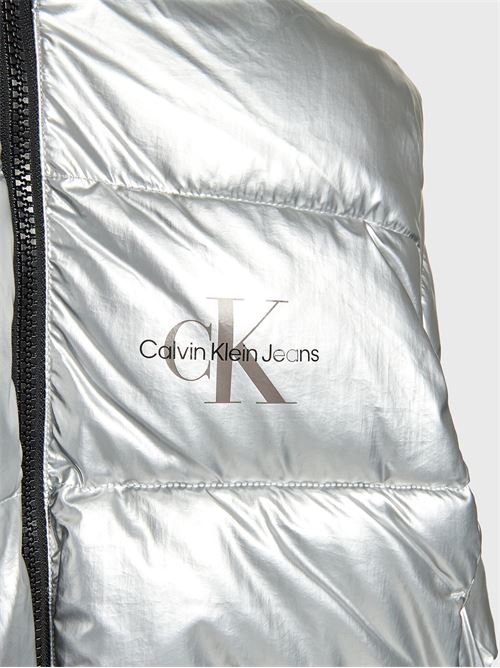 2 IN 1 METALLIC PUFFER JACKET CALVIN KLEIN JEANS | IG0IG01613/PE6